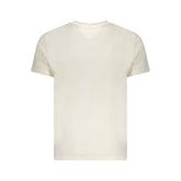 Beige Cotton Men T-Shirt